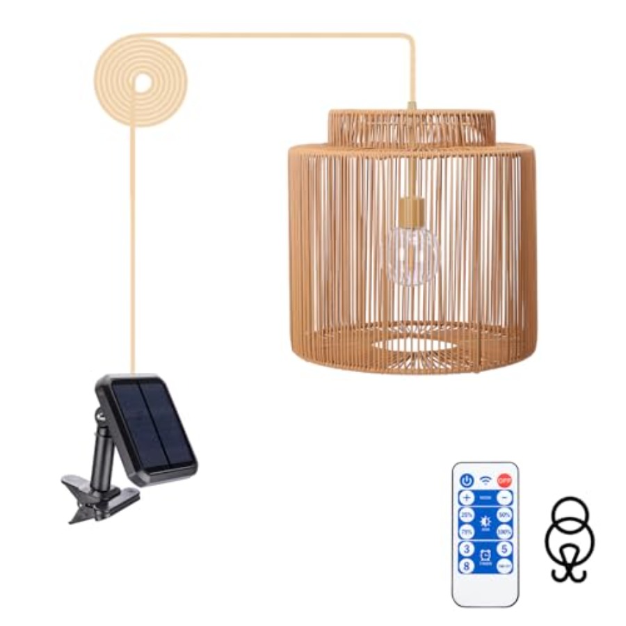 Outdoor Lighting Pendant - Outdoor solar pendant light for porch,