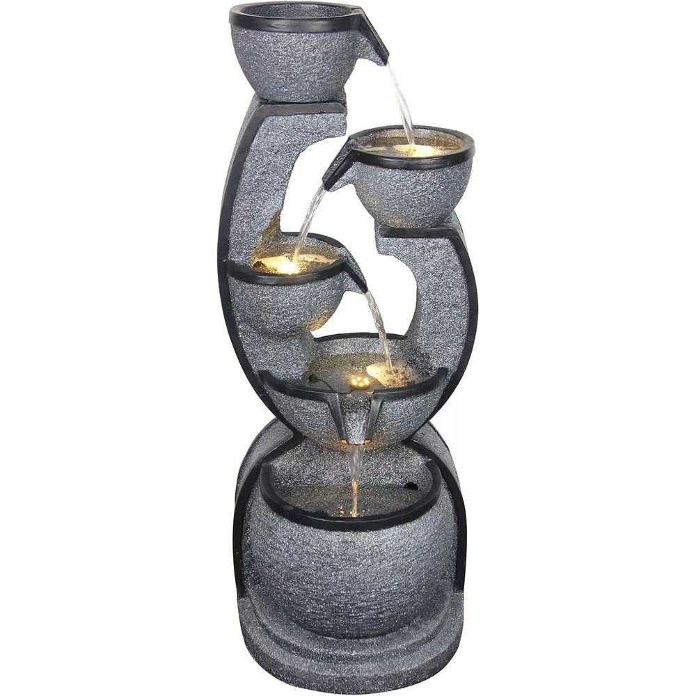 Outdoor Lighting Deck - Water ountain Outdoor 37.4''H ern Garden