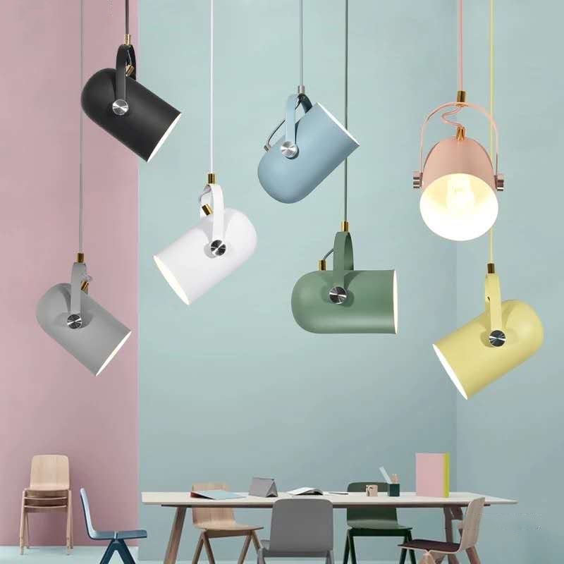 Outdoor Lighting Pendant - Nordic Modern Pendant Lights Colored Aluminum