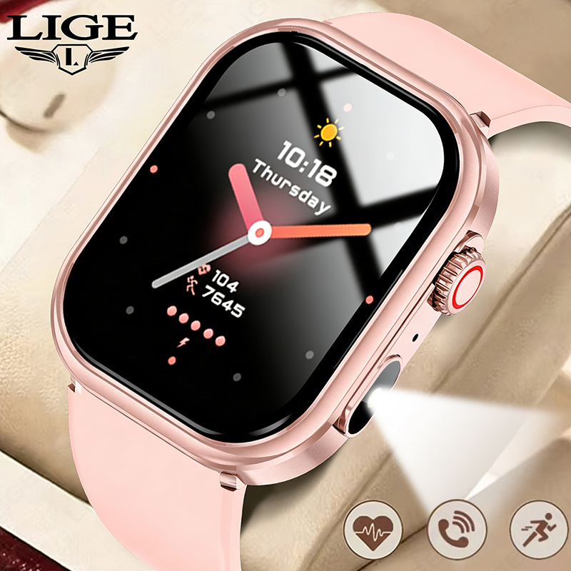 Outdoor Lighting Deck - LIGE Women Smart Watch 2.01