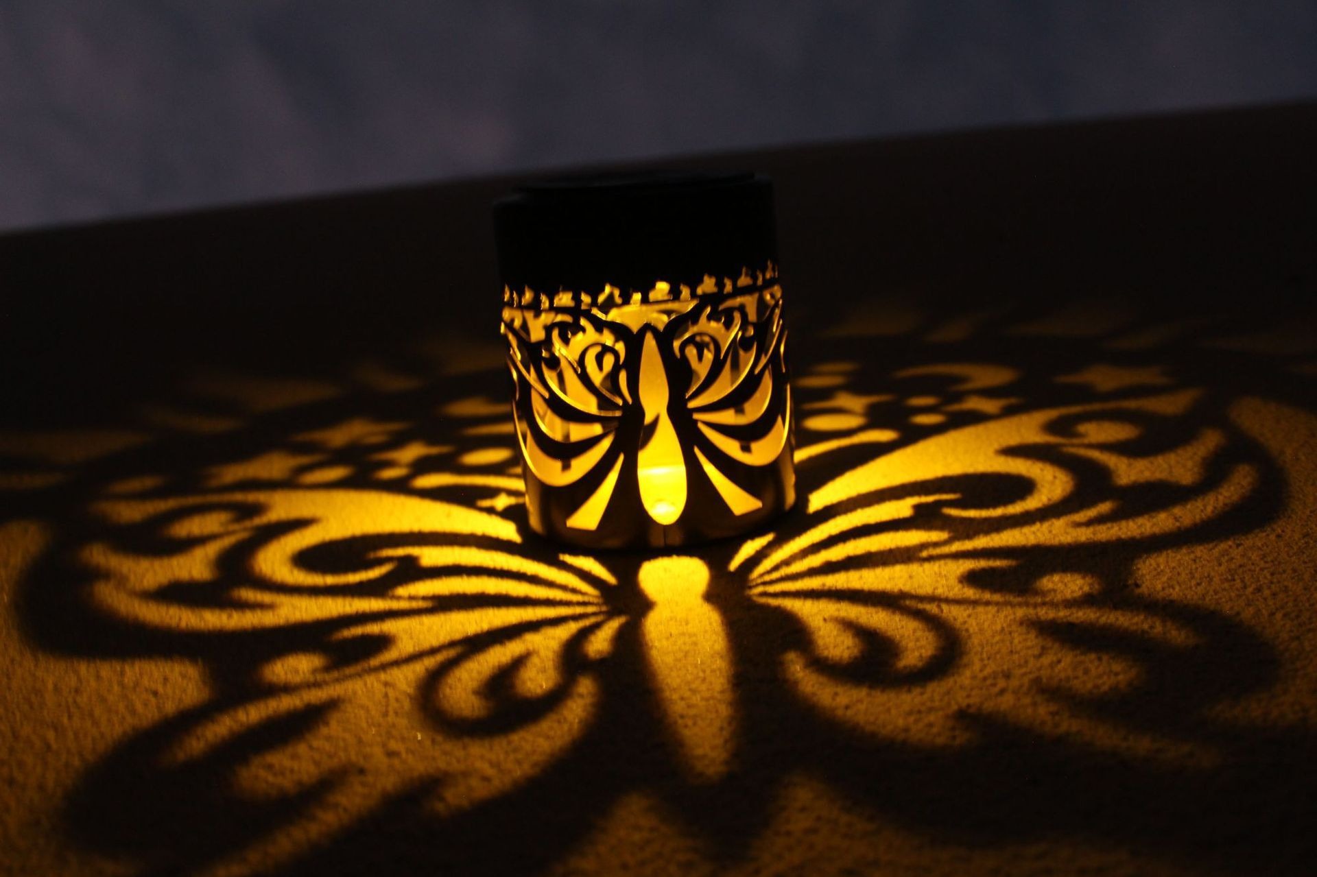 Solar Path Light - Solar Butterfly Projection Lamp LED Color