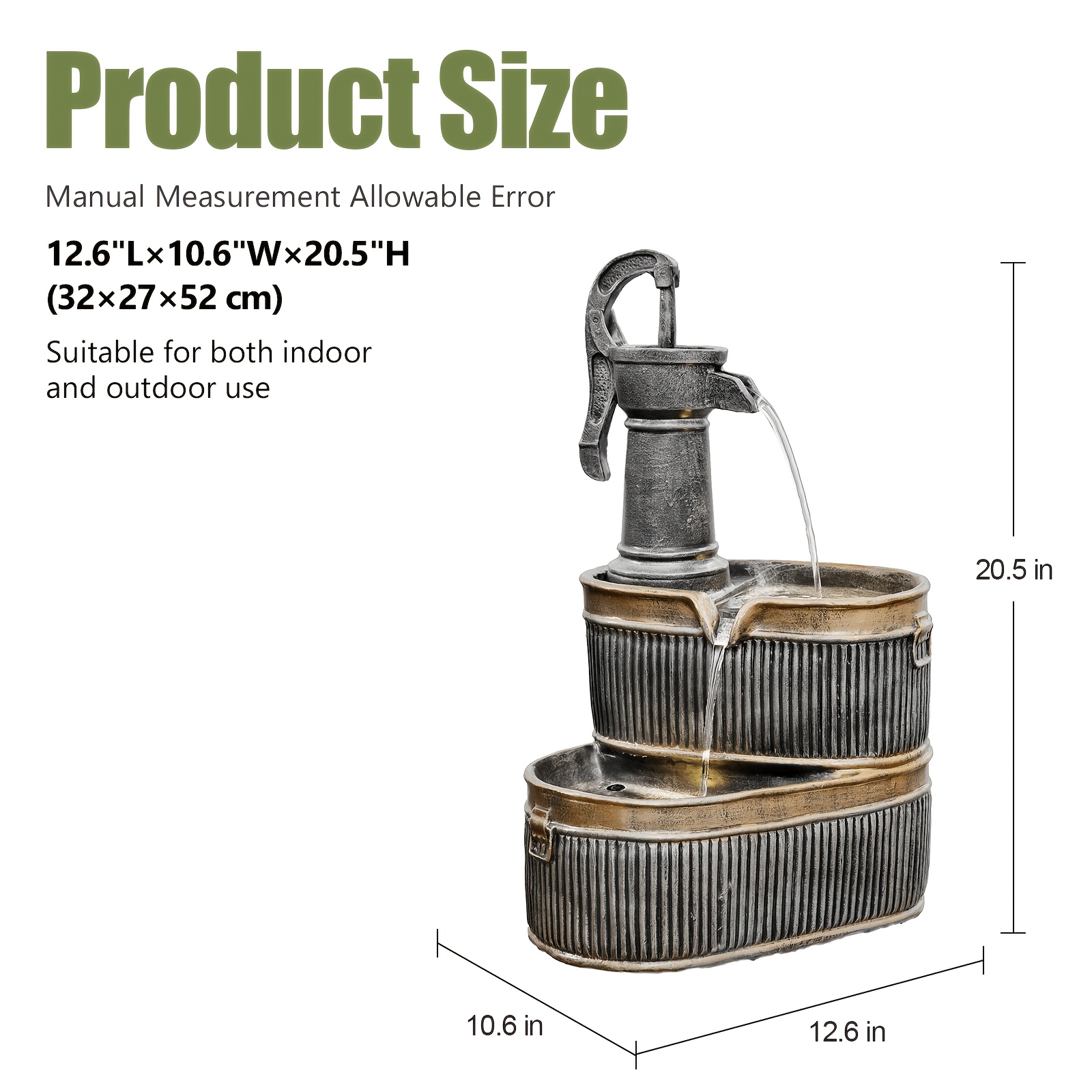 Outdoor Rustic 2-Tier Barrel W - Outdoor Lighting Voltage ulasan dan harga