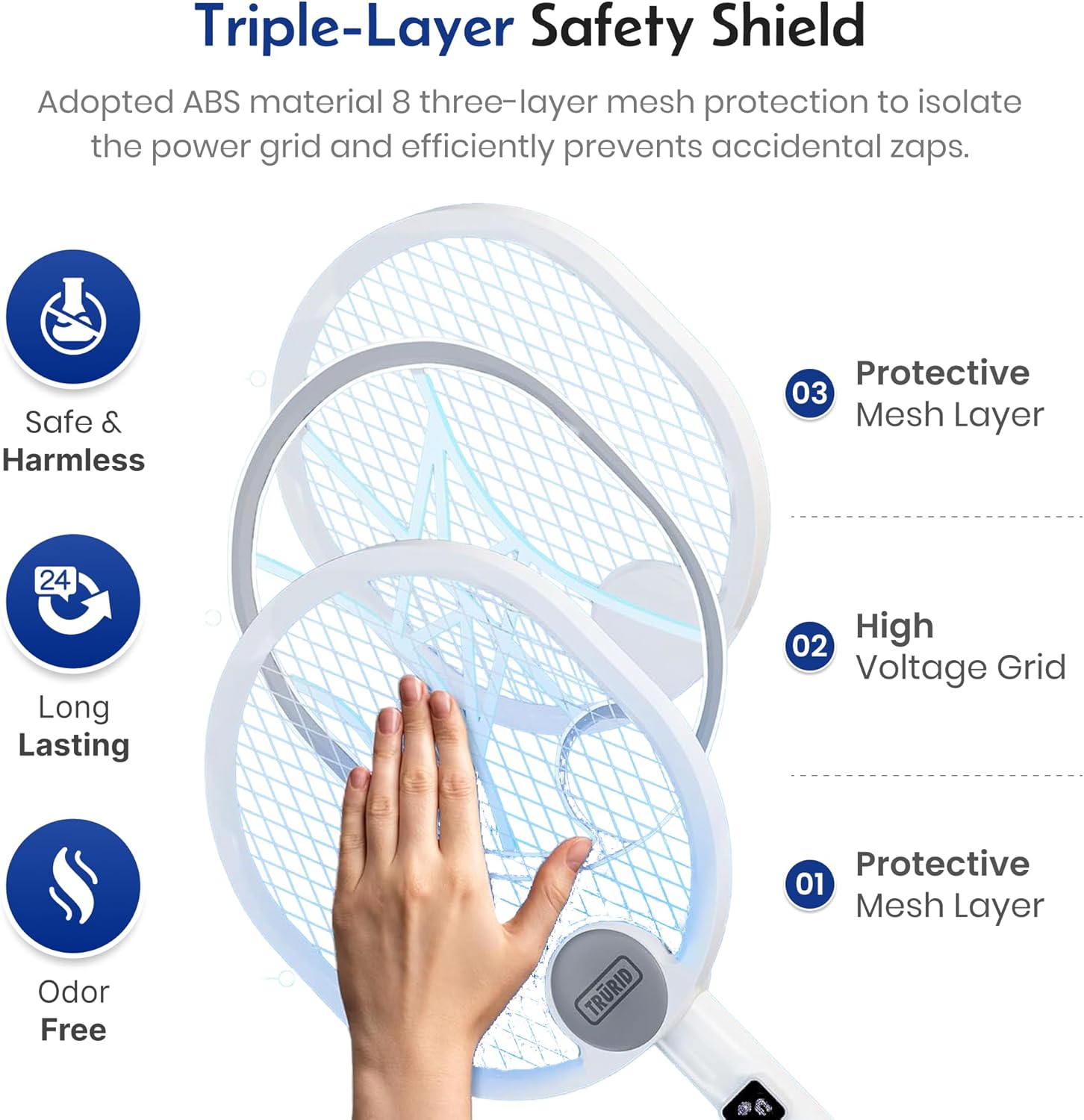 2-in-1 Electric Fly Swatter &  - Outdoor Lighting Voltage ulasan dan harga