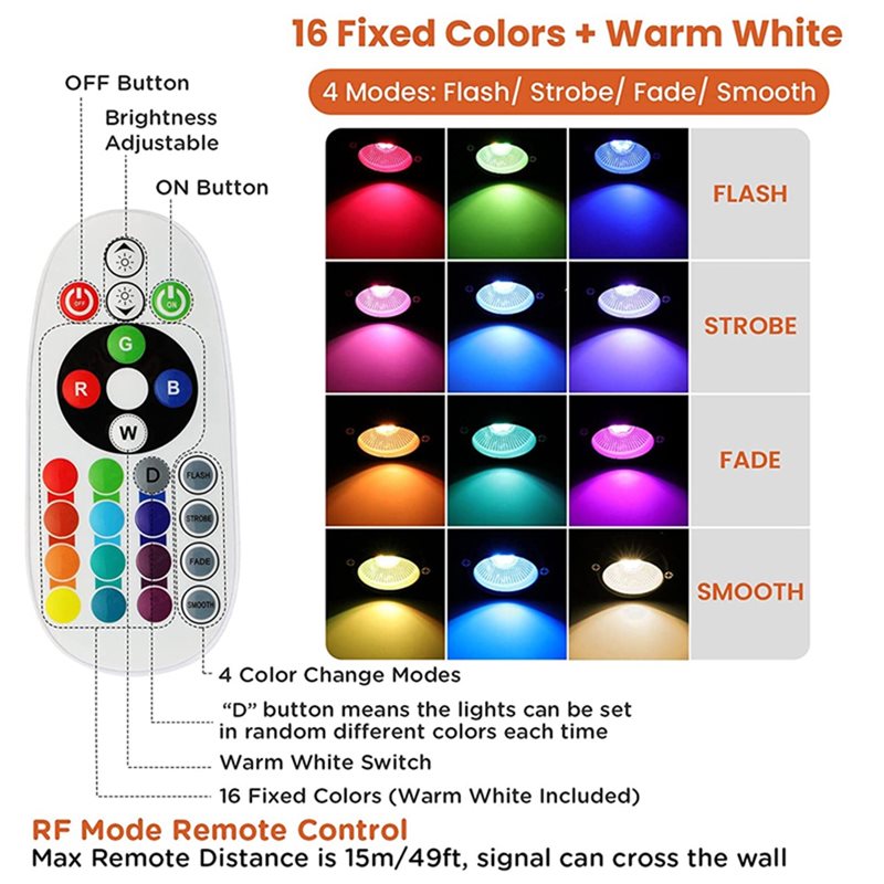 AAAN-RGBW Low Voltage Color Ch - Outdoor Lighting Voltage ulasan dan harga
