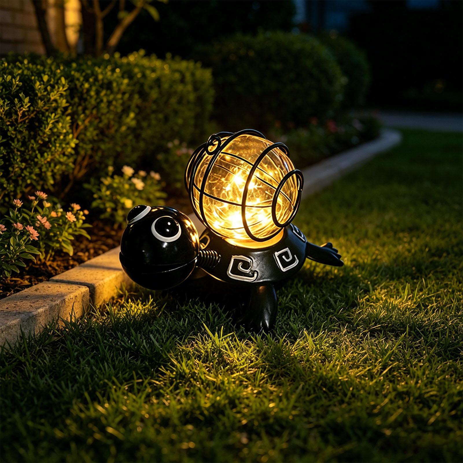 Solar Turtle Garden Statue Met - Solar Path Light ulasan dan harga
