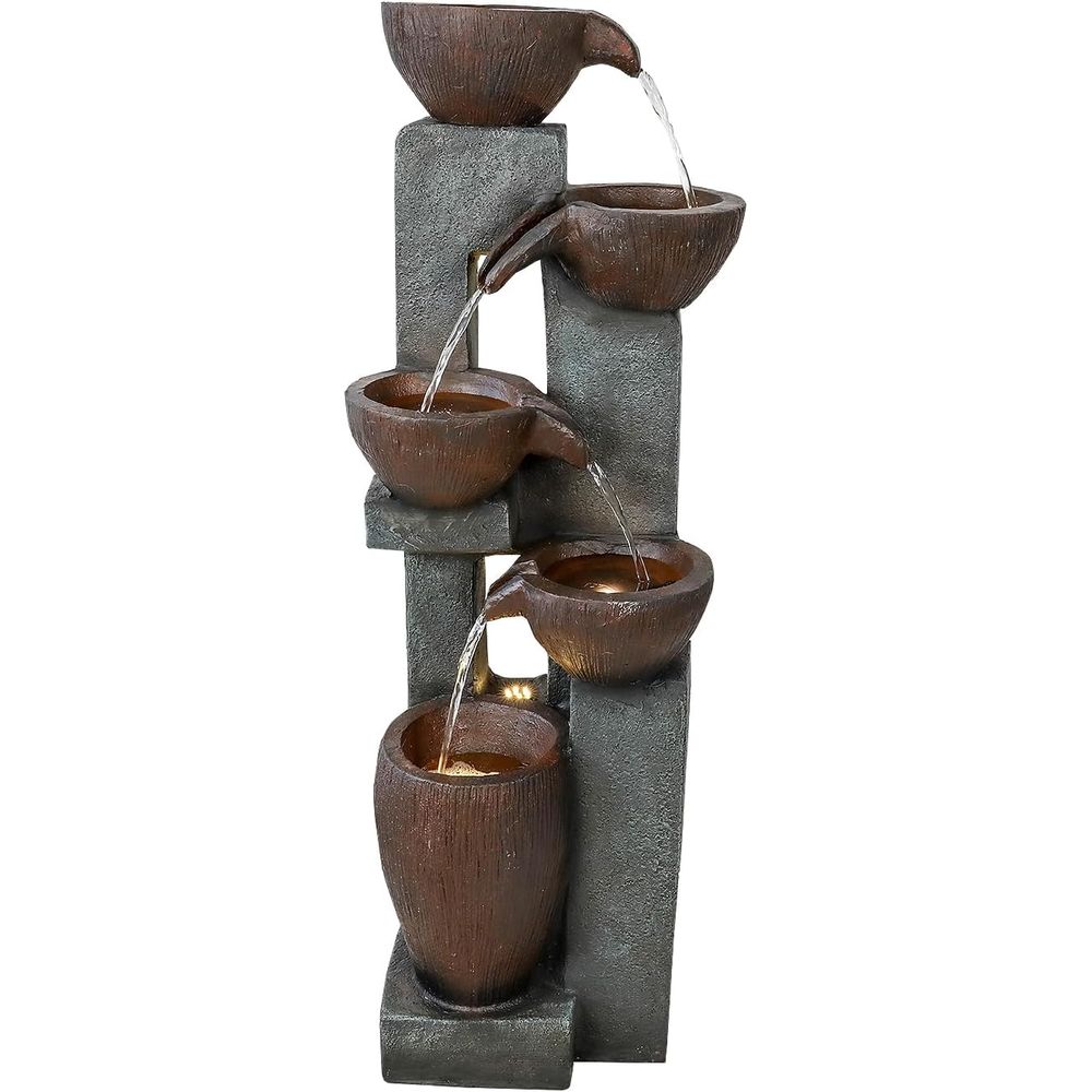 39” H ern Outdoor ountain - 5  - Outdoor Lighting Deck ulasan dan harga