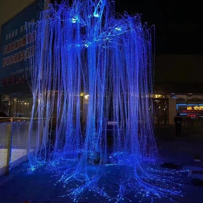 DIY Fiber Optic Life Tree Lamp - Outdoor Lighting Pendant ulasan dan harga