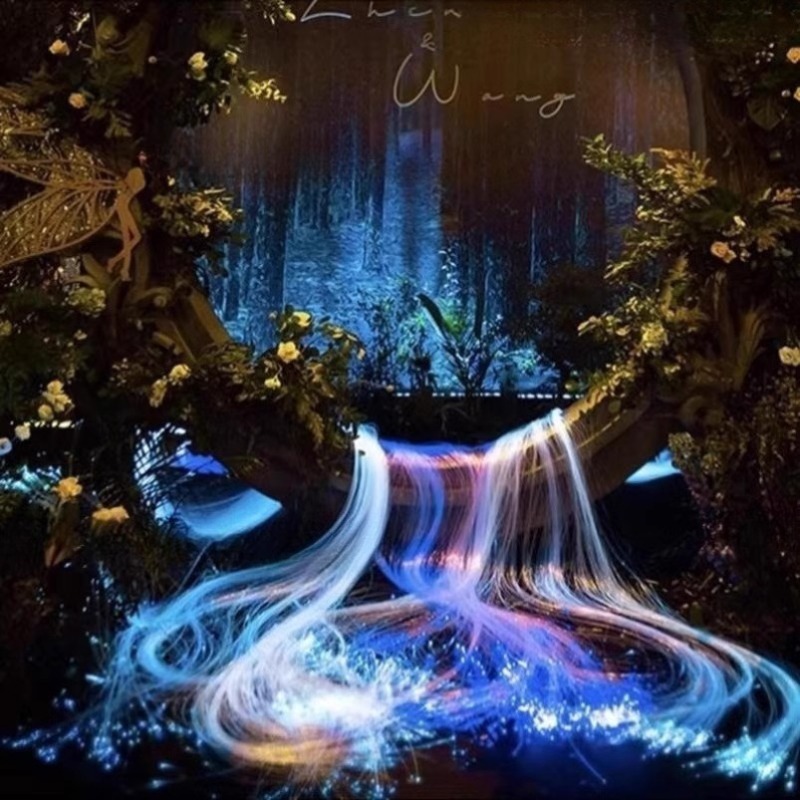 DIY Fiber Optic Life Tree Lamp - Outdoor Lighting Pendant ulasan dan harga