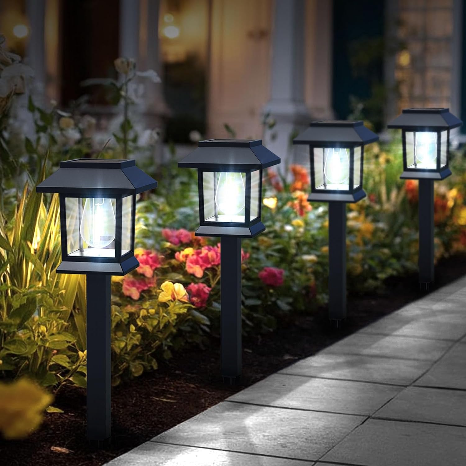 Greluna Solar Lights Outdoor,1 - Outdoor Lighting For Your Yard ulasan dan harga