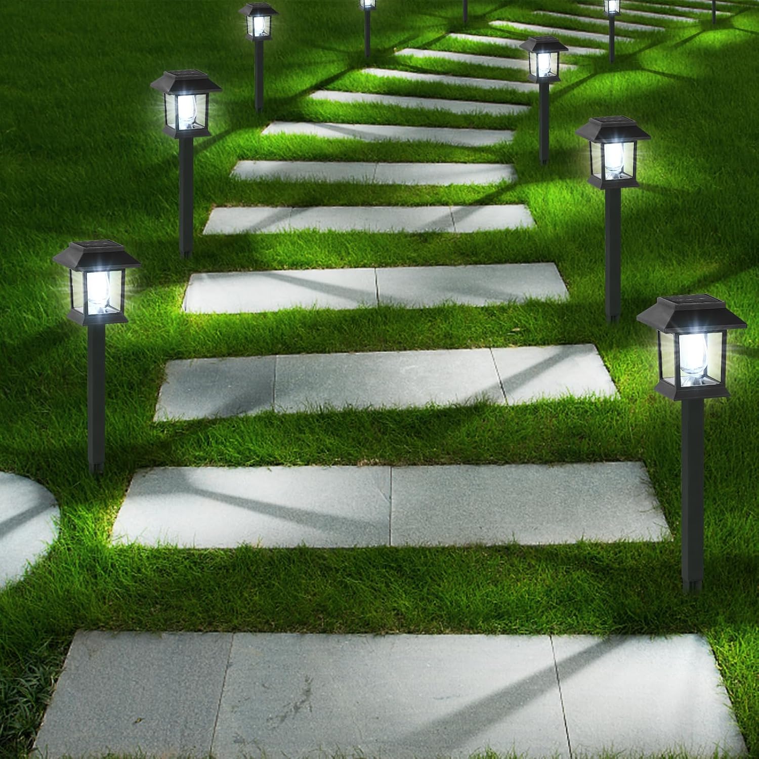 Greluna Solar Lights Outdoor,1 - Outdoor Lighting For Your Yard ulasan dan harga