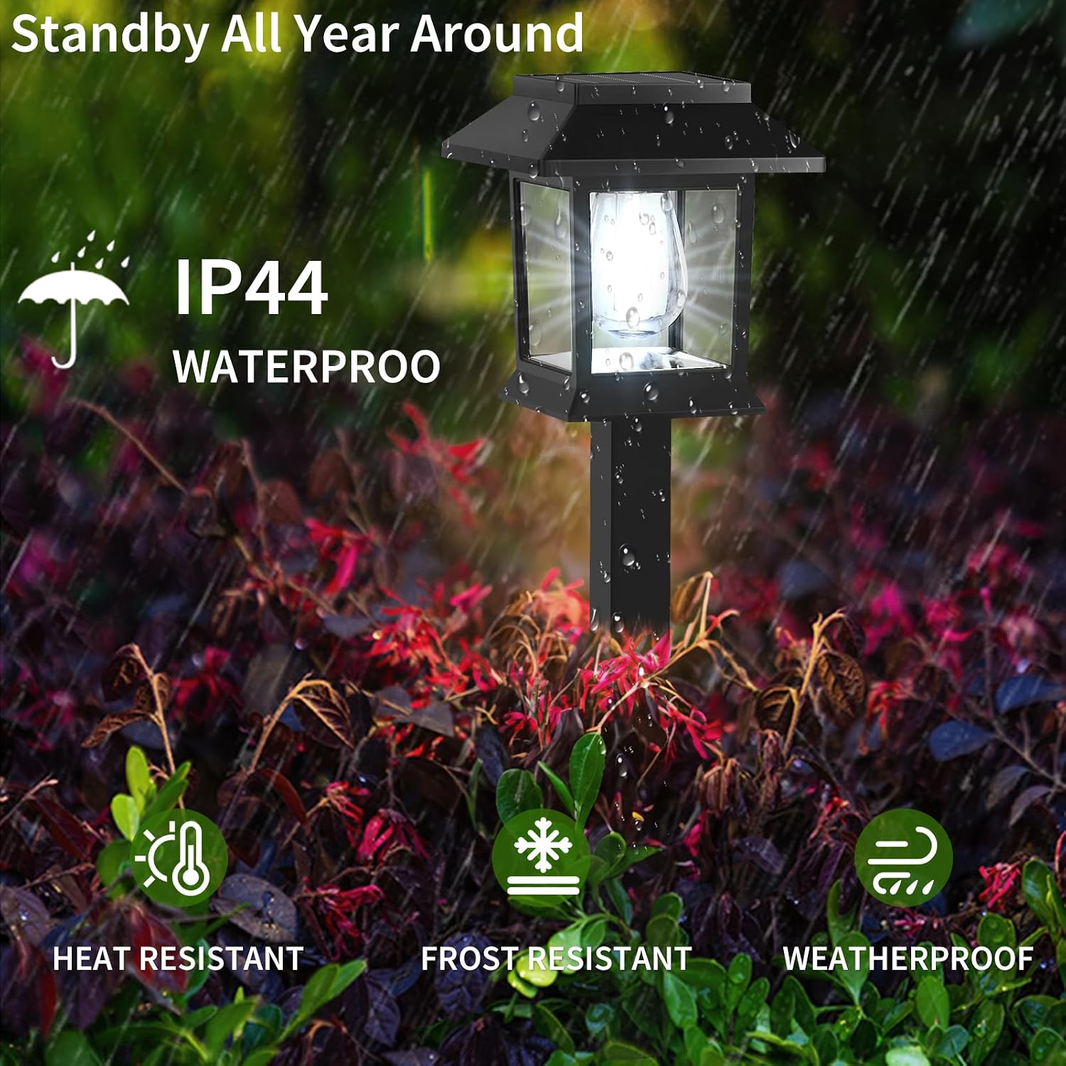 Greluna Solar Lights Outdoor,1 - Outdoor Lighting For Your Yard ulasan dan harga