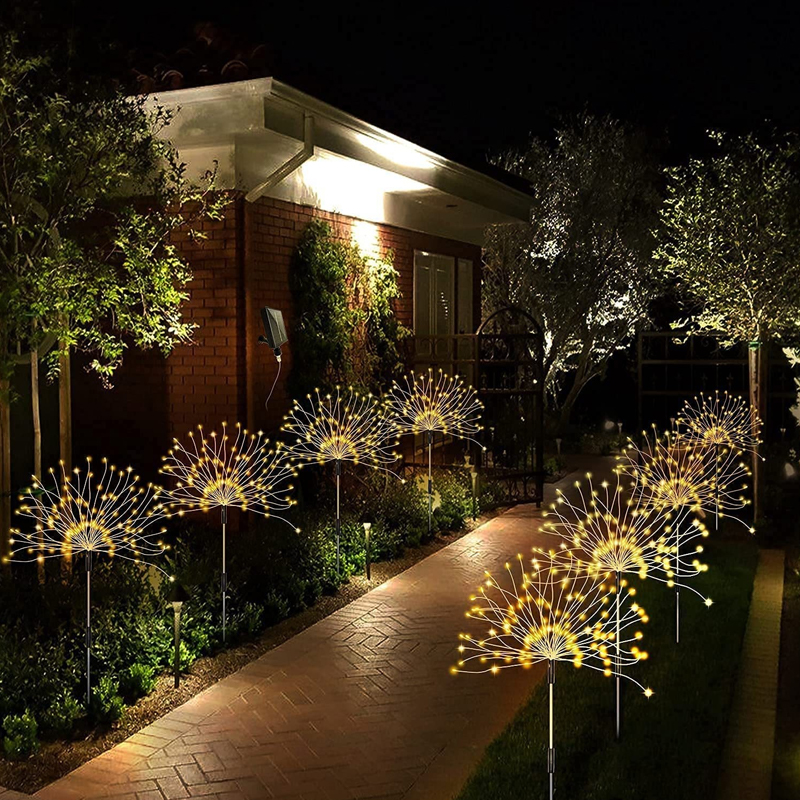 Solar Firework Lights Outdoor  - Outdoor Lighting In Ground ulasan dan harga