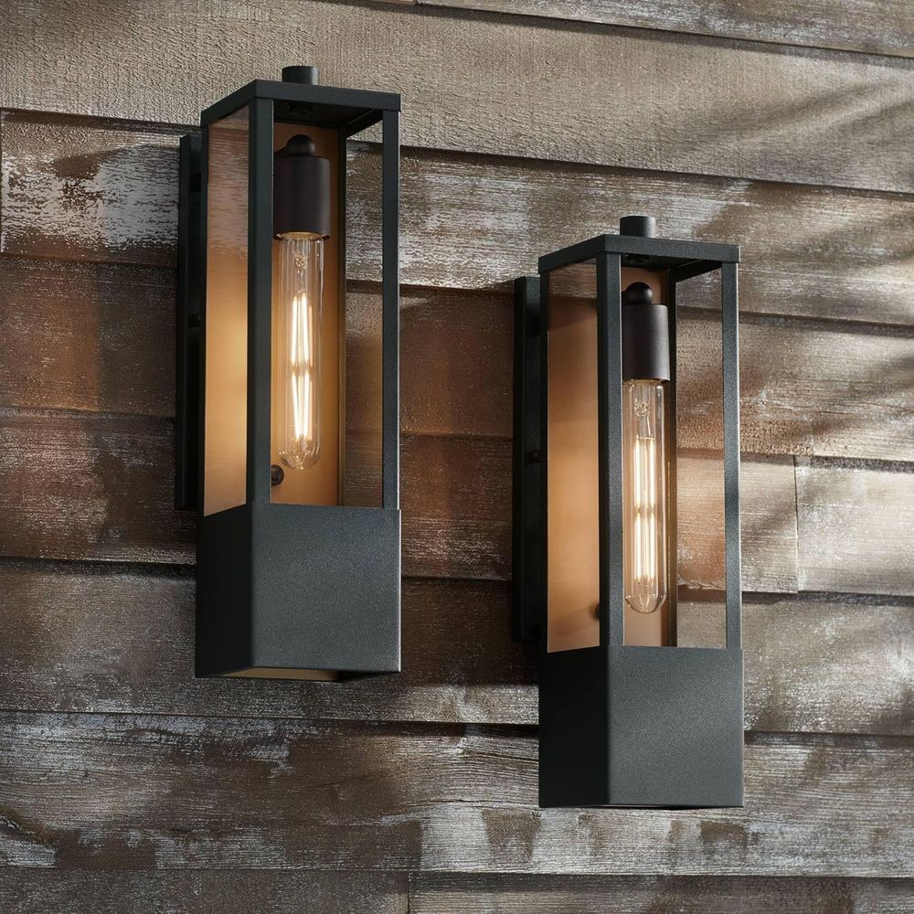Outdoor Wall Light Set of 2, T - Outdoor Lighting Deck ulasan dan harga