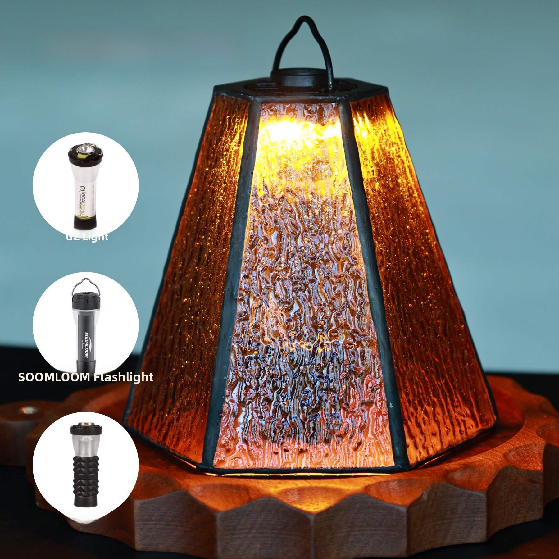 Handmade  Crt Glass Lampade Re - Outdoor Lighting Glass Replacement ulasan dan harga
