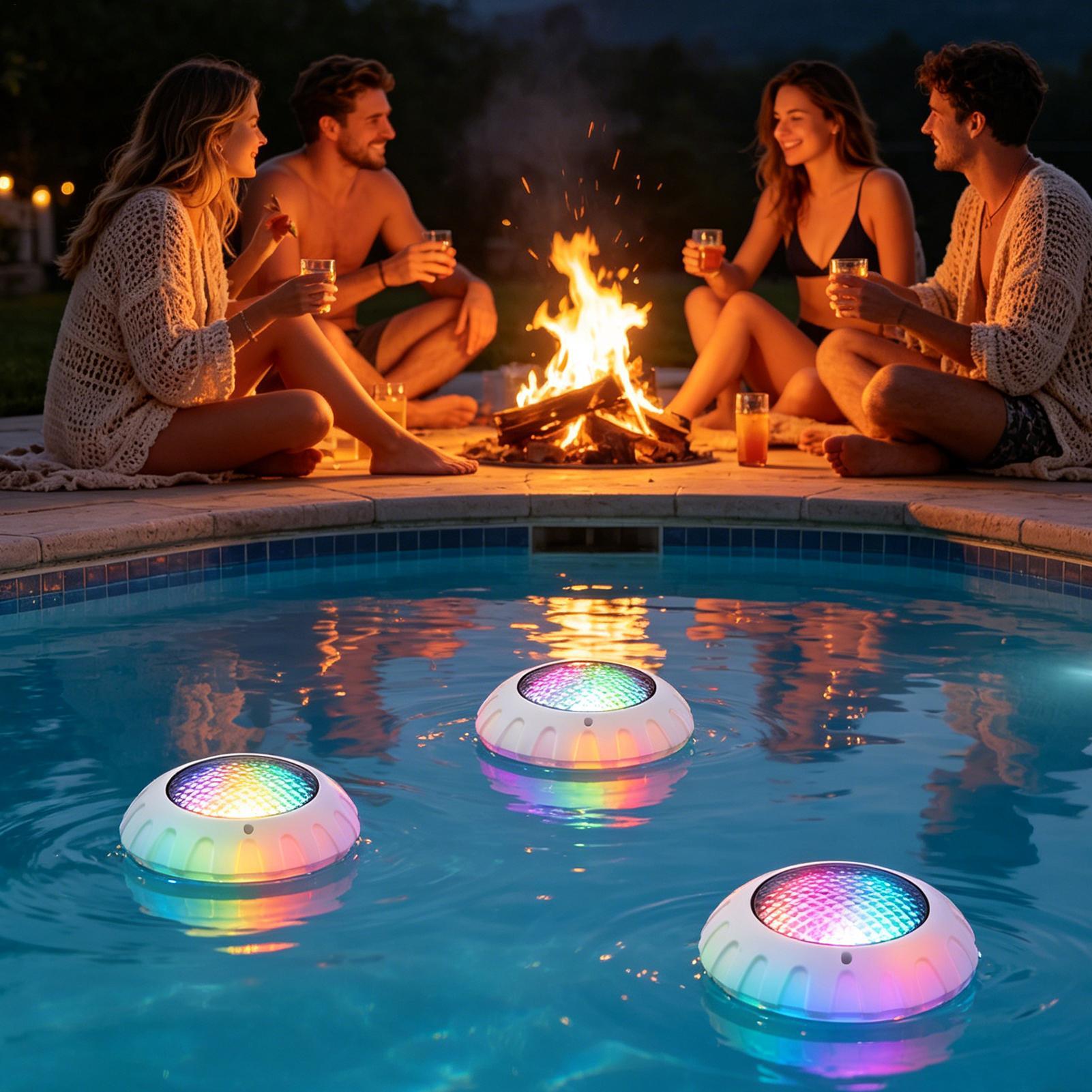 IP68 Waterproof Floating Pool  - Outdoor Lighting In Ground ulasan dan harga