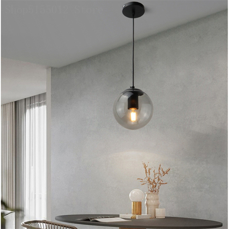 Smoky Gray Glass Lampshade Pen - Outdoor Lighting Pendant ulasan dan harga