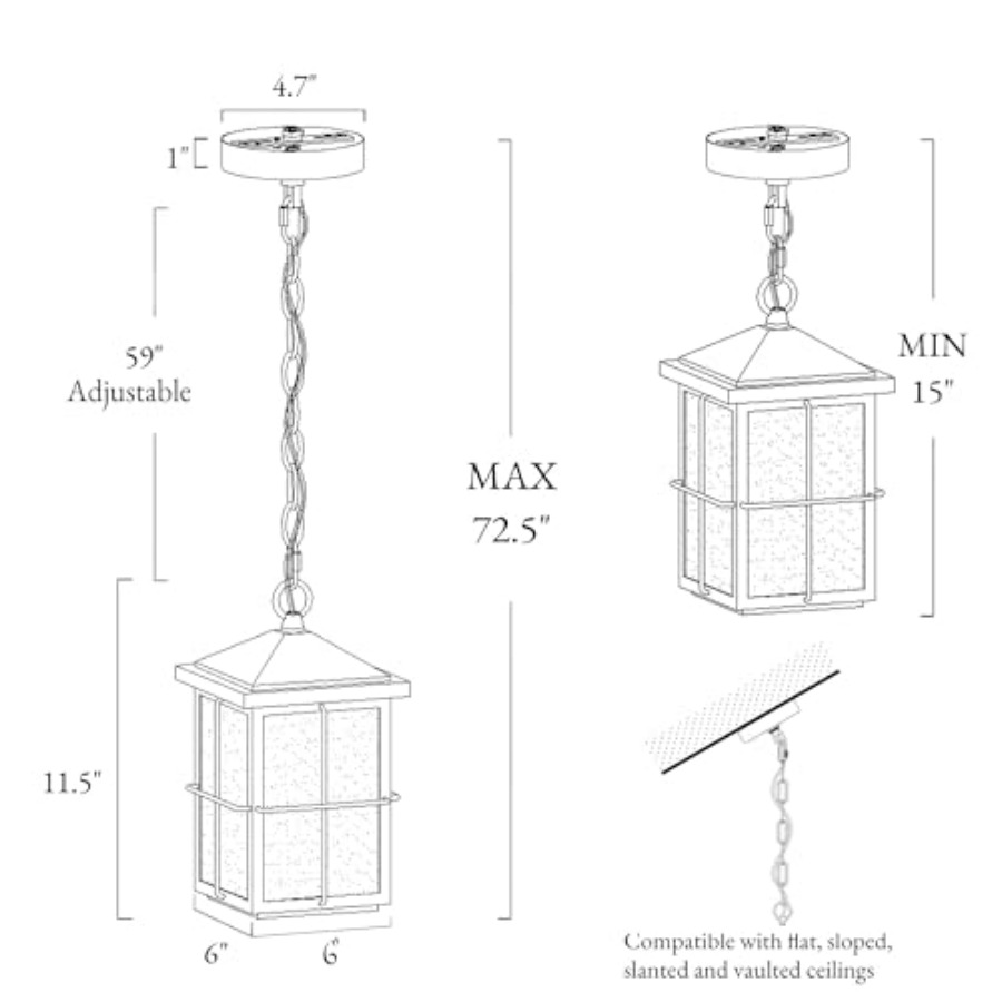 Outdoor Pendant Light Fixture, - Outdoor Lighting Pendant ulasan dan harga