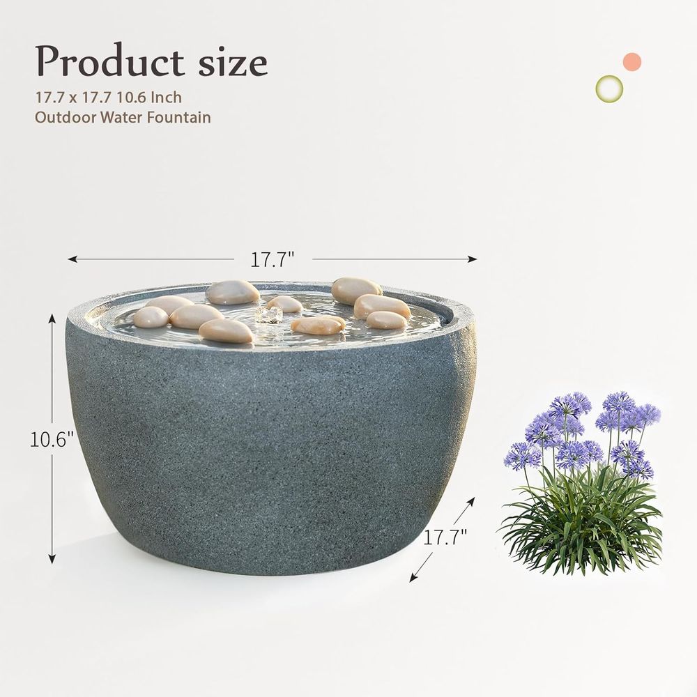 Gray 10.6 Tall Outdoor Resin W - Outdoor Lighting Deck ulasan dan harga