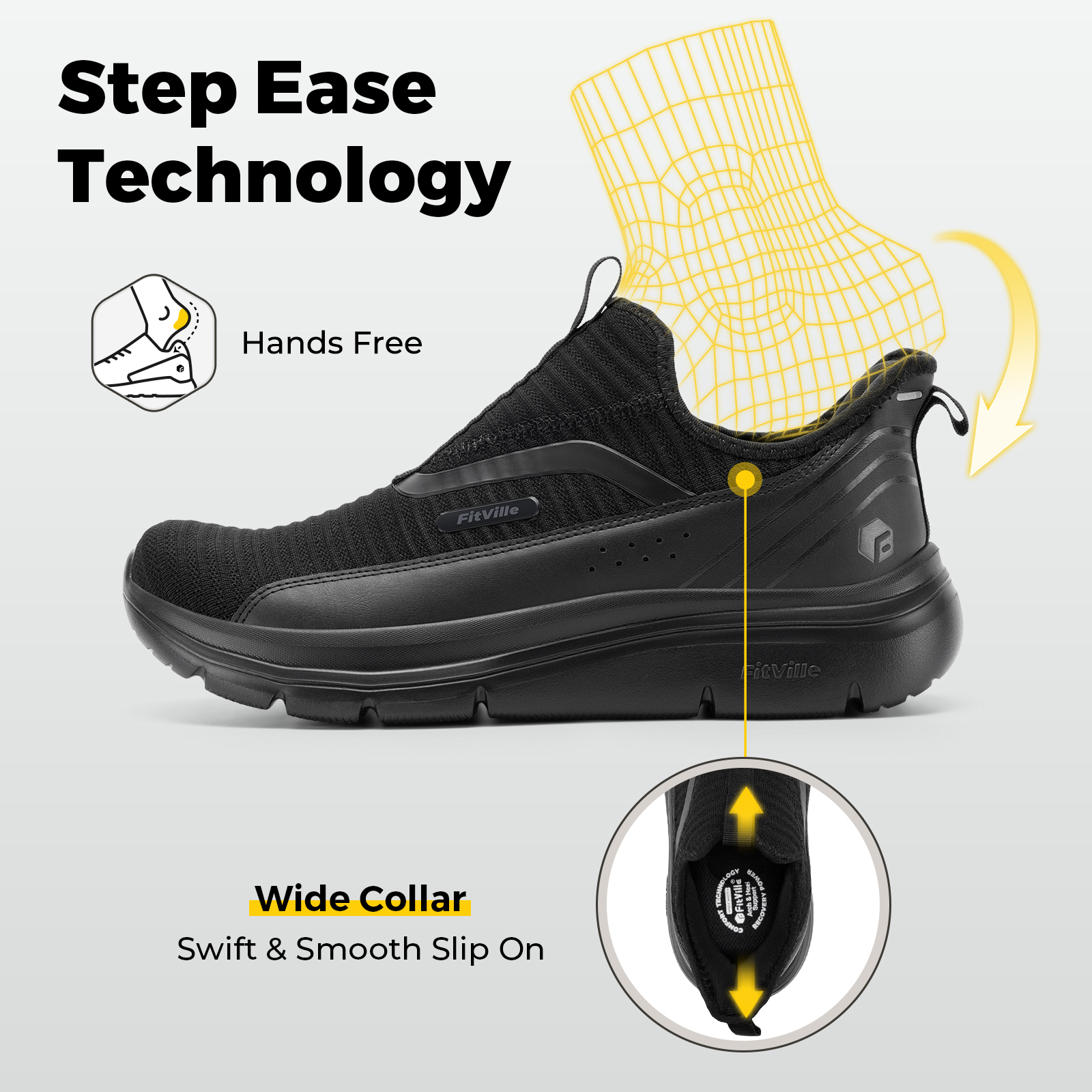 Fitville Wide Men's Shoes Fitn - Outdoor Lighting Deck ulasan dan harga