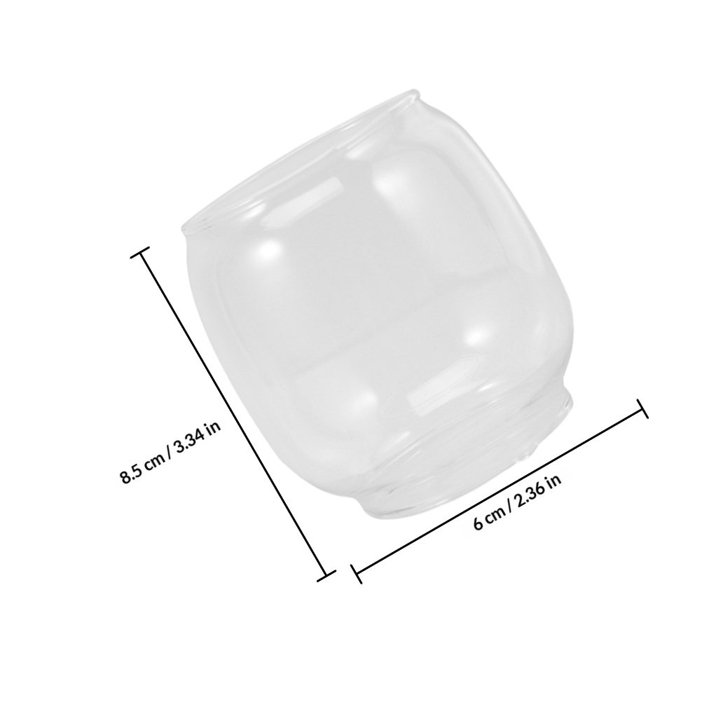 4Pcs Clear Glass Lamp Shades V - Outdoor Lighting Glass Replacement ulasan dan harga