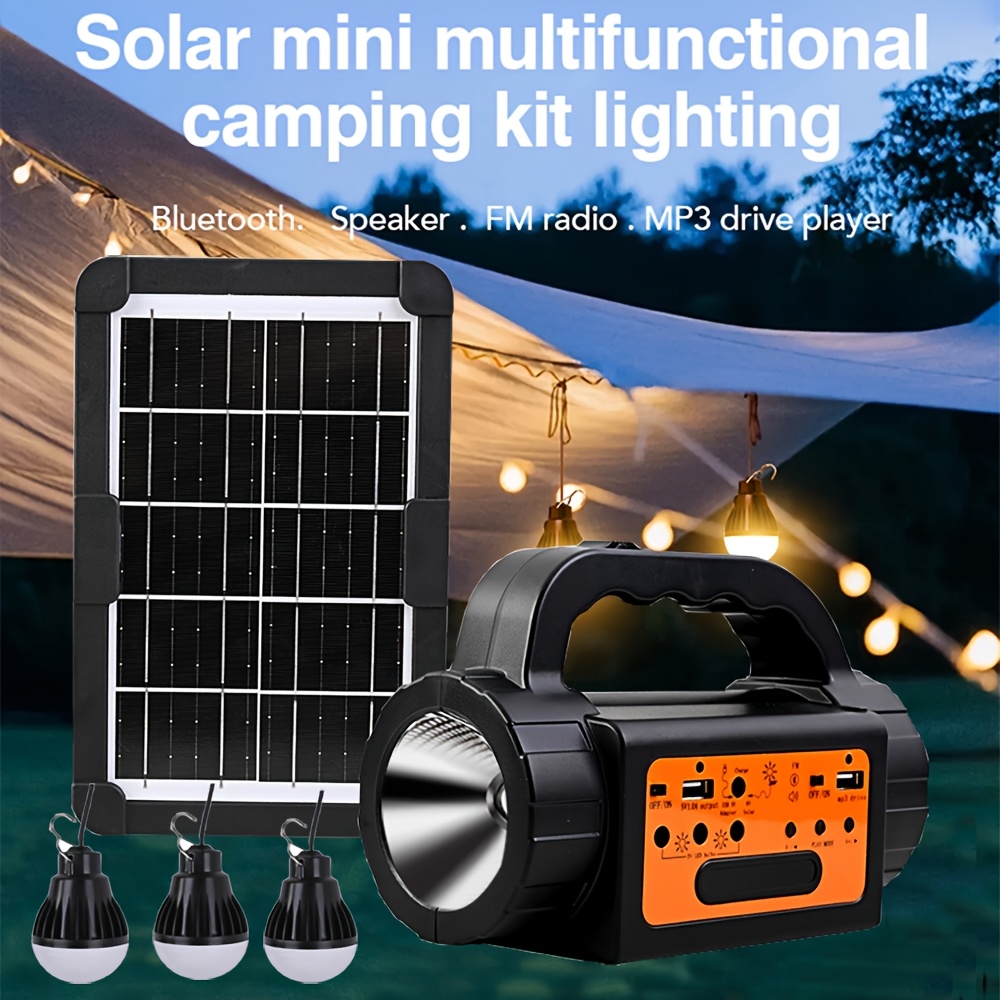 Solar Rechargeable Camping Lig - Outdoor Lighting Led ulasan dan harga