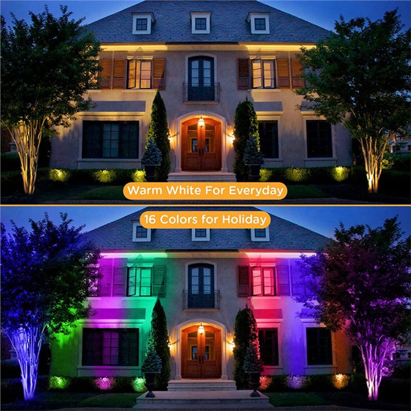 【NEW YEAR  】RGBW In Ground Lig - Outdoor Lighting Voltage ulasan dan harga