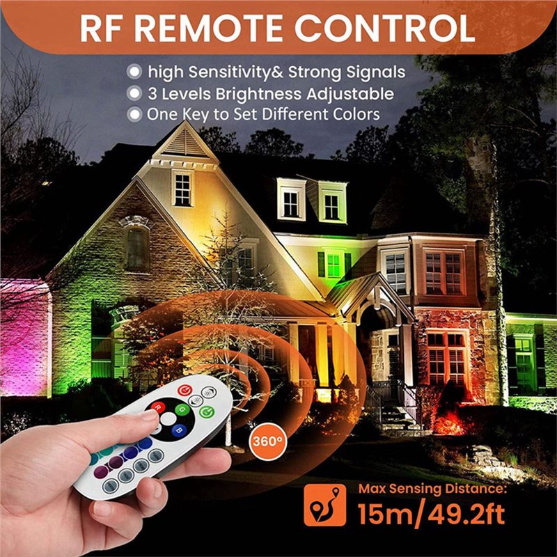 【NEW YEAR  】RGBW In Ground Lig - Outdoor Lighting Voltage ulasan dan harga