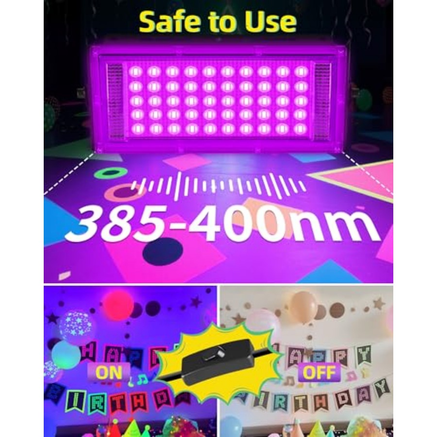 50W LED Black Light IP66 Water - Outdoor Lighting Led ulasan dan harga
