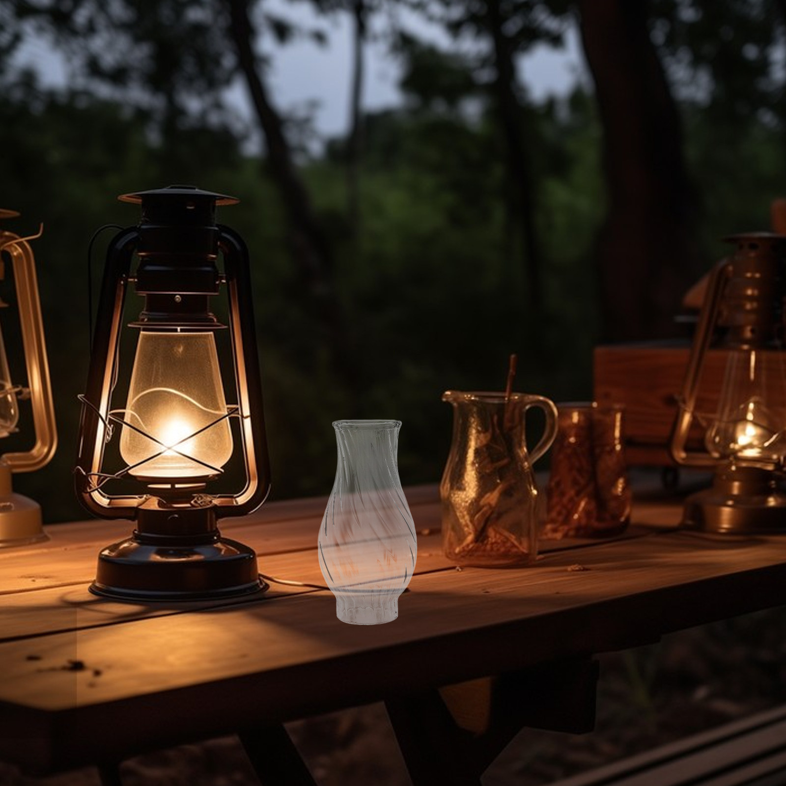 Outdoor Camping Lampshade Retr - Outdoor Lighting Glass Replacement ulasan dan harga