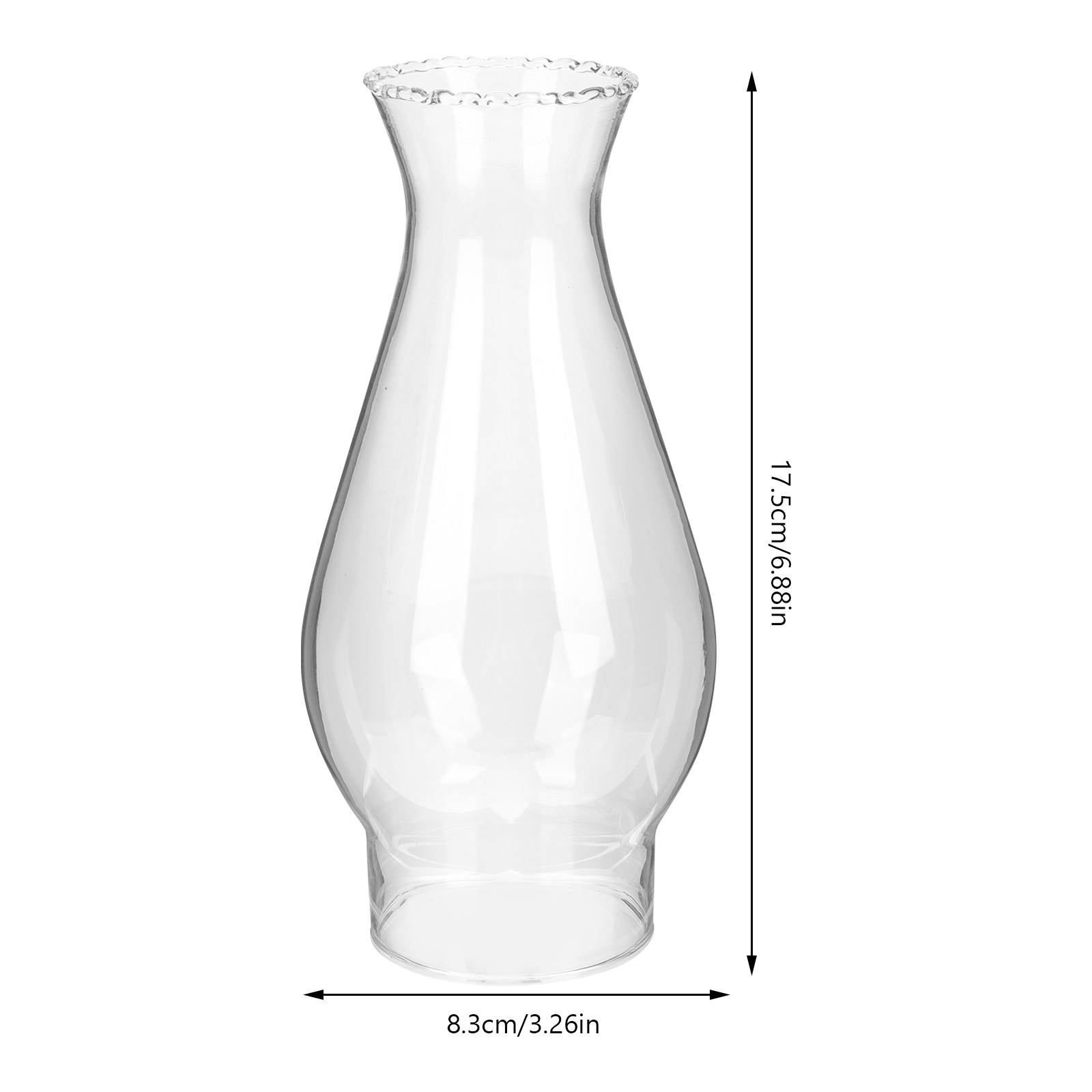 Oil Lamp Chimney Transparent G - Outdoor Lighting Glass Replacement ulasan dan harga
