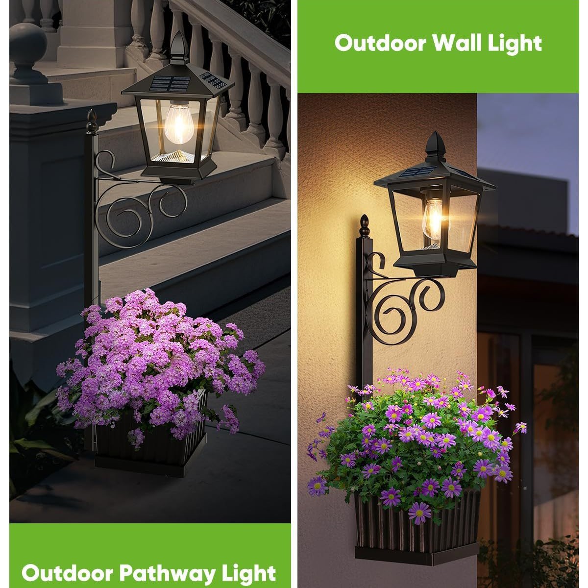 2-in-1 Solar Garden Planter La - Outdoor Lighting In Ground ulasan dan harga