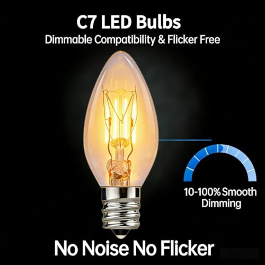 C7 Christmas Replacement Bulbs - Outdoor Lighting Glass Replacement ulasan dan harga