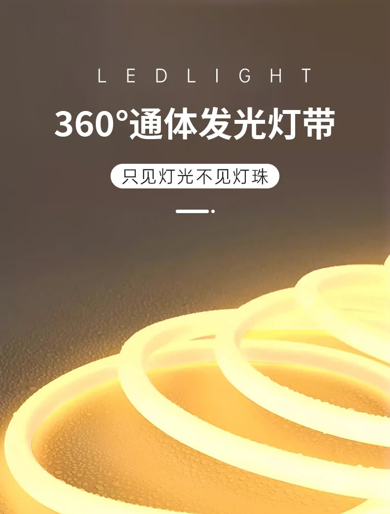 220V high voltage LED neon wit - Outdoor Lighting Voltage ulasan dan harga