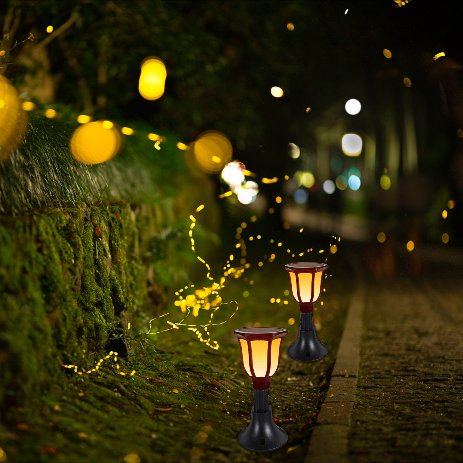10Pcs Solar Lawn Light Base Re - Outdoor Lighting Ground Fixtures ulasan dan harga