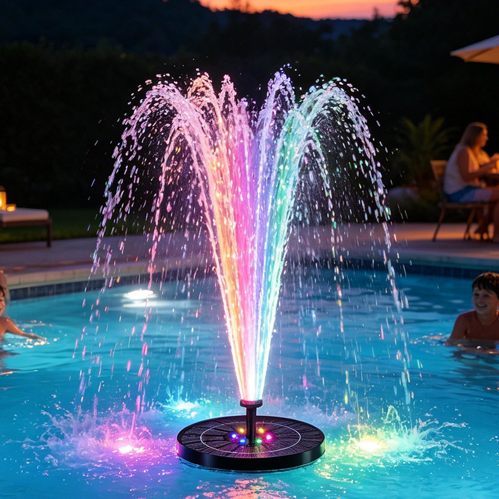 Floating Solar Bird Bath Fount - Outdoor Lighting Deck ulasan dan harga