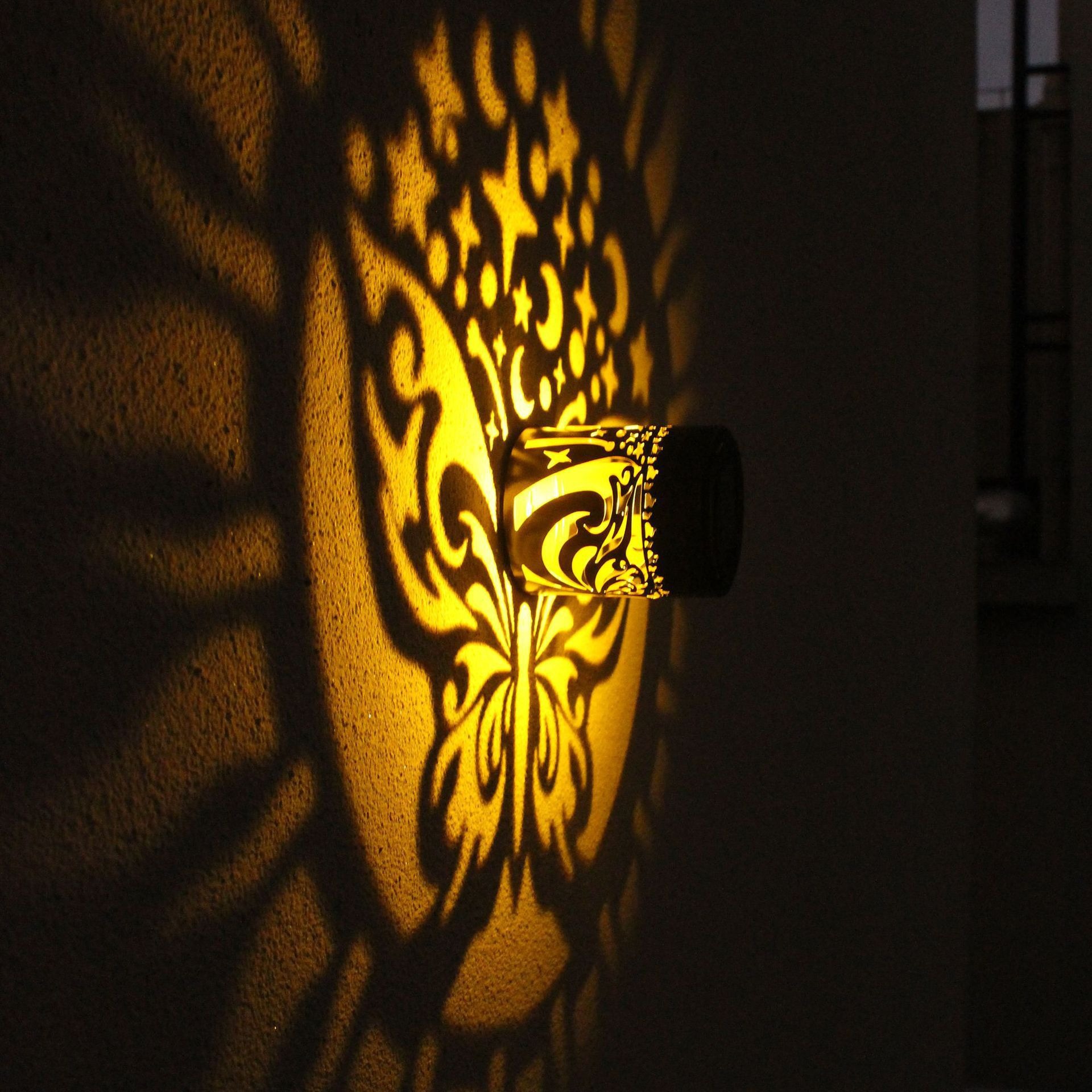 Solar Butterfly Projection Lam - Solar Path Light ulasan dan harga