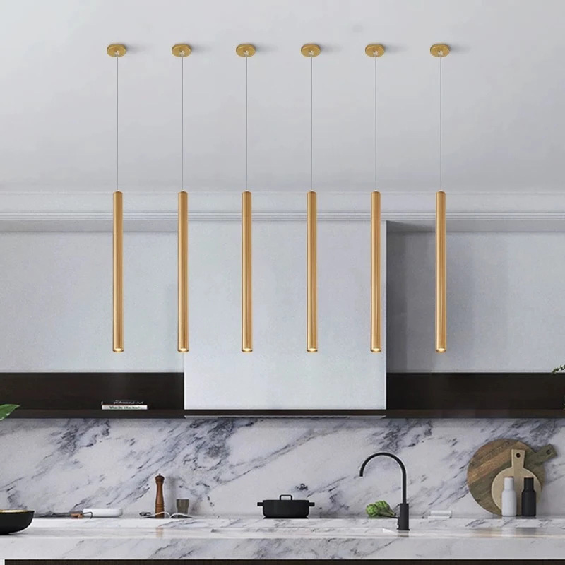 NEW LED Pendant Long Tube Silv - Outdoor Lighting Pendant ulasan dan harga