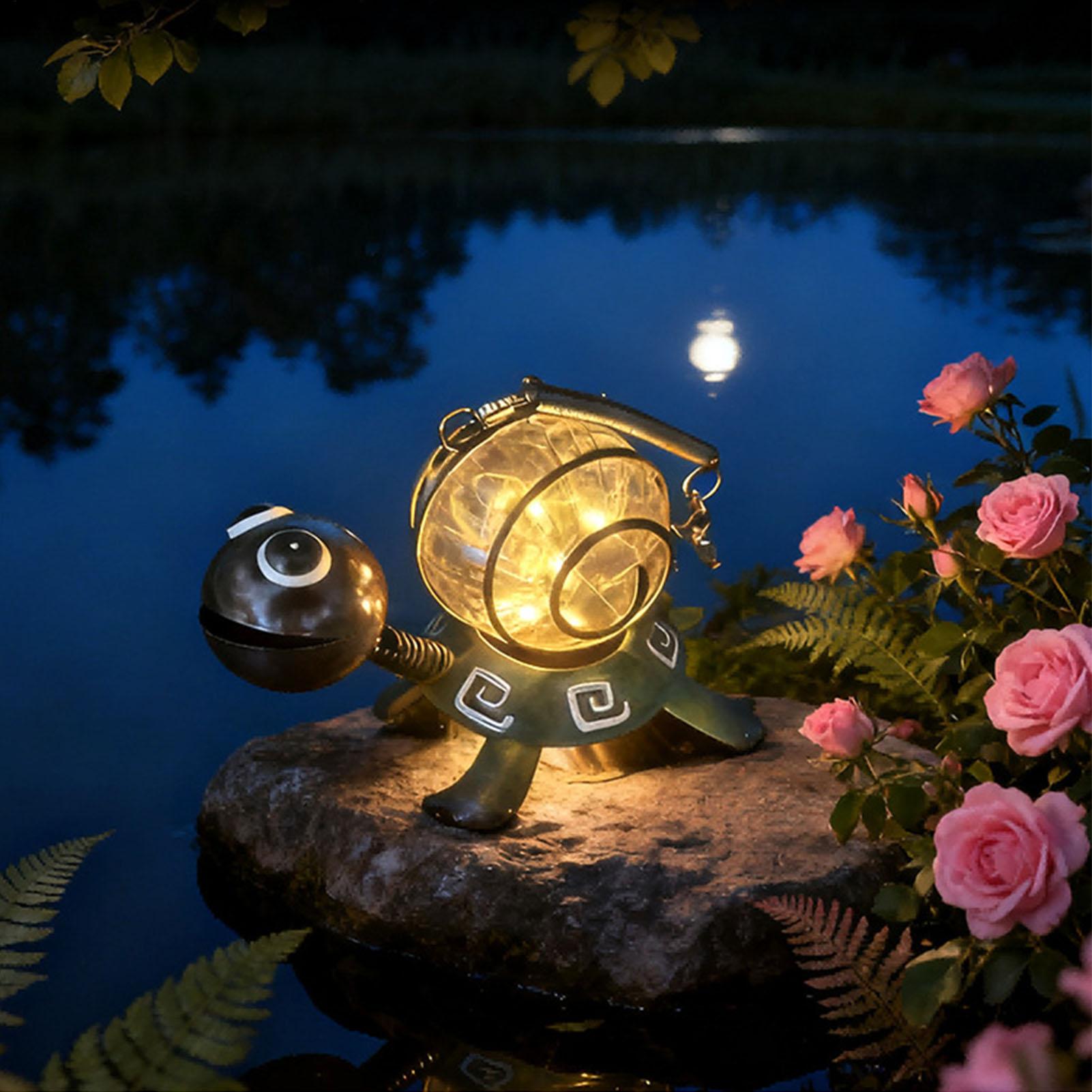 Solar Turtle Garden Statue Wat - Solar Path Light ulasan dan harga