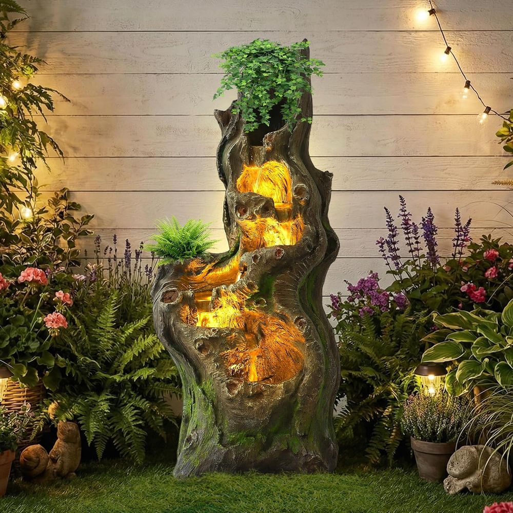 Outdoor 6-Tier Cascading Tree  - Outdoor Lighting Deck ulasan dan harga