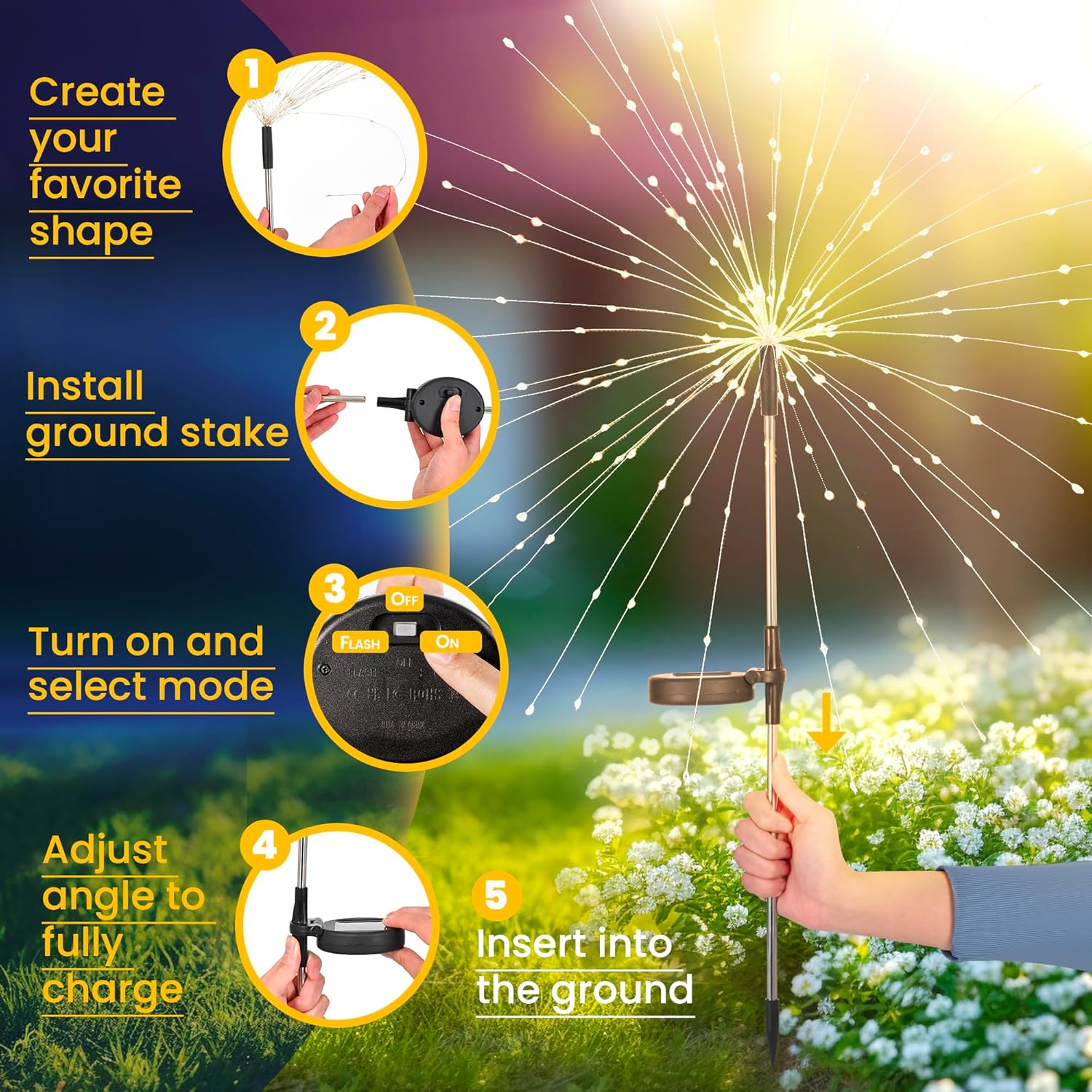 Garden Decor Outdoor Lights 12 - Solar Path Light ulasan dan harga