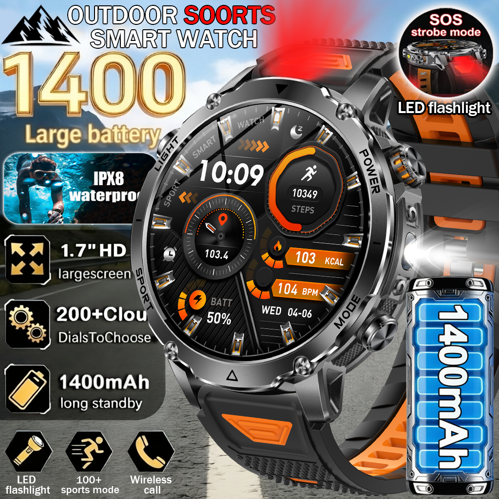 2026New Military Sports Smart  - Outdoor Lighting Deck ulasan dan harga