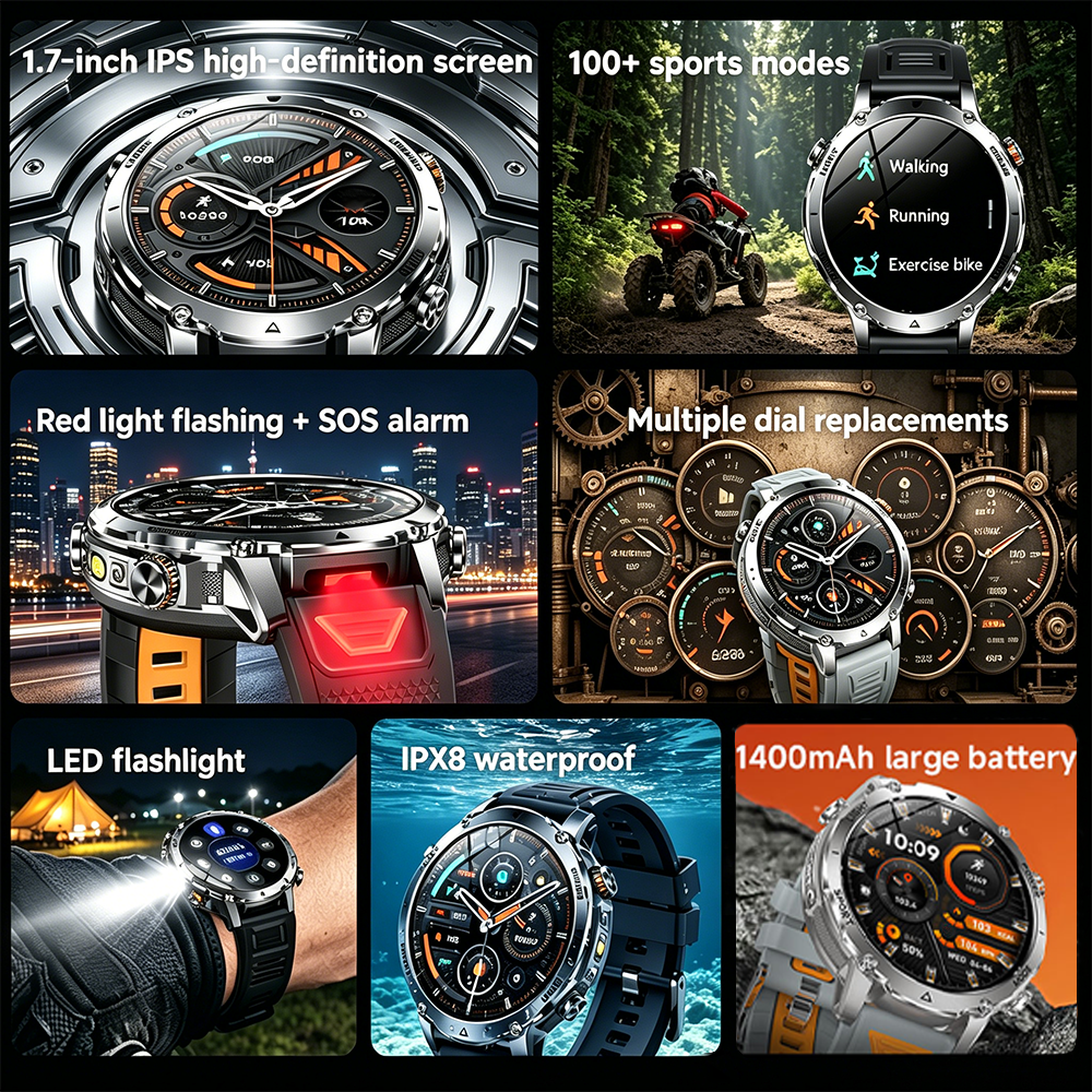 2026New Military Sports Smart  - Outdoor Lighting Deck ulasan dan harga
